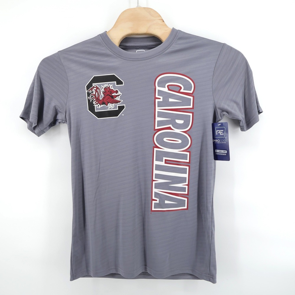 ProEdge South Carolina Gamecocks T-Shirt Grey Athletic Performance Mens Mโ Flaw